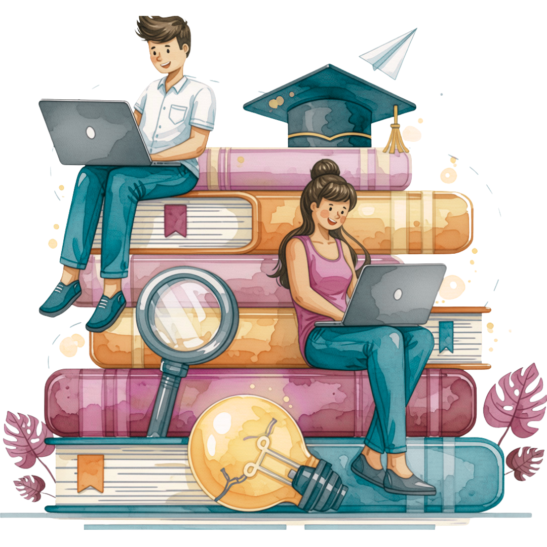 A teacher supporting a pupil